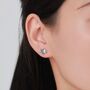 Sterling Silver Japanese Taiyaki Fish Desert Stud Earrings, thumbnail 2 of 12