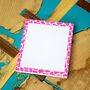 Pink Cow Print Memo Pad, thumbnail 7 of 7