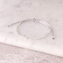 Sterling Silver 'Forever Young' Morse Code Bracelet, thumbnail 4 of 6