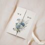 Dusty Blue Gatefold Wedding Invitations, thumbnail 2 of 5