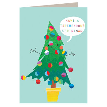 Smiley Christmas Tree Card, 2 of 2
