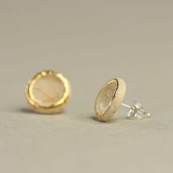Crystal Pool Sterling Silver Studs, 2 of 4