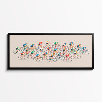 Cycling Wall Art, Peloton Poster, Cyclist Gift, 8 of 8