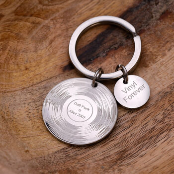 Vinyl Record Personalised Keyring, 8 of 9