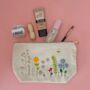Stitch Your Flowers Zip Pouch Diy Kit, thumbnail 3 of 7