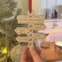 North Pole Wooden Or Acrylic Christmas Decoration, thumbnail 1 of 5