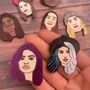 Customised Face Wood Pin | Pin Badge From Photograph, thumbnail 1 of 8