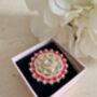 Pink Pearl Meenakari Gold Ring, thumbnail 2 of 6