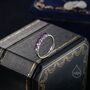 Sterling Silver Natural Amethyst Half Infinity Ring, thumbnail 4 of 12