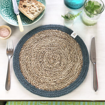 Respiin Natural Seagrass/Jute Tablemat, 2 of 10