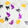 40 X Halloween Confetti, Table Decor, Pumpkin, Ghost, Witch, Cat, thumbnail 4 of 6