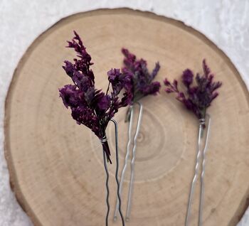 Dried Flower Hair Pins, 6 of 6