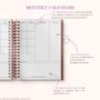 Personalised Student Undated Planner | Mocha, thumbnail 2 of 8