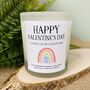 Personalised Lgbtq Rainbow Valentines Candle Gift, thumbnail 3 of 11