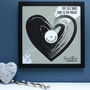 Personalised Love Is The Music Framed Print, thumbnail 1 of 7