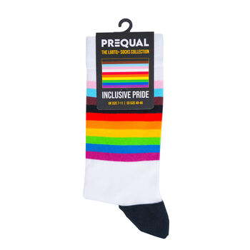 Lgbtq+ Inclusive Pride Rainbow Socks, 2 of 2