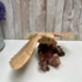 Hand Carved Wooden Soaring Eagle Sculpture Ornament, thumbnail 5 of 12