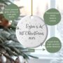 Personalised Baby's First Christmas Script Decoration, thumbnail 2 of 8