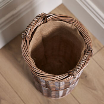 Traditional Wicker Umbrella Basket, 3 of 6