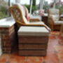 Vintage Style Midi Crate Seat With Three Inch Cushion, thumbnail 8 of 11