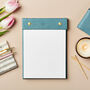 Personalised Vegan Leather Refillable Notepad, thumbnail 5 of 10