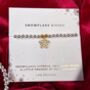Snowflake Charm Bracelet Christmas Gift For Her, thumbnail 4 of 4