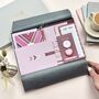 Pink And Burgundy Stationery Box, thumbnail 2 of 11
