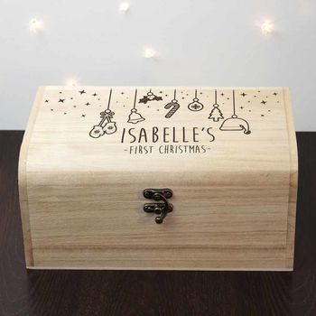 Personalised Baby's First Christmas Eve Box, 5 of 5