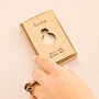 Personalised Wood Proposal Engagement Ring, thumbnail 2 of 5