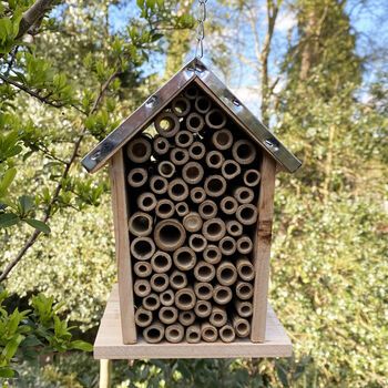 Bee House Nest With Metal Roof, 2 of 3
