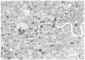 Colour Your Own Map Of London, 2 of 5