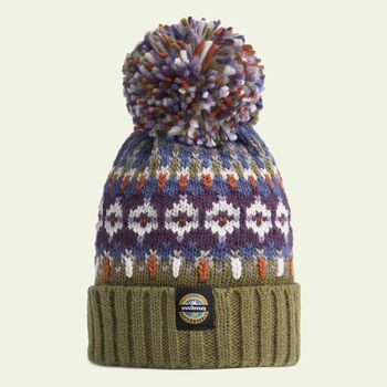 Tundra Fairisle Knit Reflective Superbobble Hat, 2 of 6