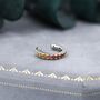 Rainbow Ear Cuff In Sterling Silver, thumbnail 5 of 11