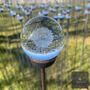 Stylish 3D Crystal Ball Orb Garden Stake, Multiple Designs To Choose From, thumbnail 7 of 12