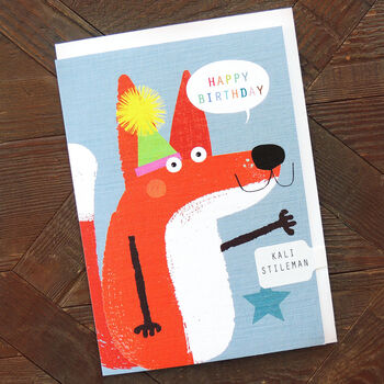 Happy Birthday Fox Card, 4 of 5