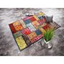 Patchwork Shag Area Rug, thumbnail 4 of 7
