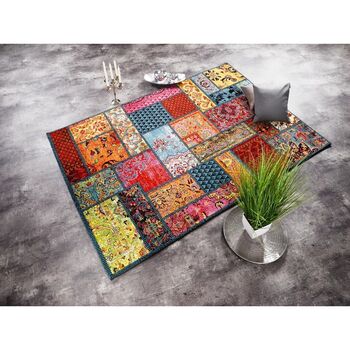 Patchwork Shag Area Rug, 4 of 7