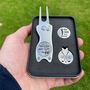 Personalised Golf Gift Set, Markers And Repair Tool, thumbnail 7 of 10