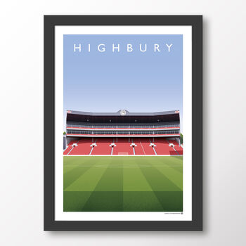 Arsenal Fc Highbury Clock End Poster, 7 of 7