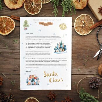 First Christmas Personalised Letter From Santa, 3 of 7