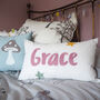 Personalised Name Cushion With Stars, thumbnail 1 of 7