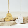 Personalised Dog Remembrance Gold Heart Necklace, thumbnail 6 of 12
