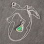 Special Order Australian Raindrop Opal Doublet Necklace, thumbnail 2 of 4