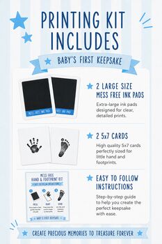 Mess Free Hand And Foot Printing Kit, 4 of 5