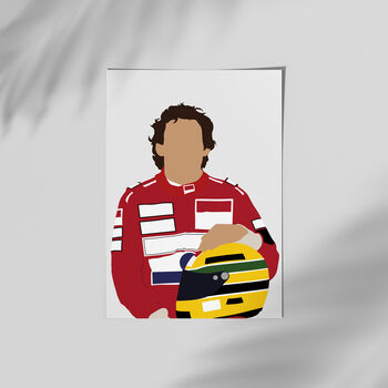 Ayrton Senna Formula One Poster, 2 of 3