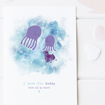 With All My Heart Personalised Father's Day Card, 2 of 8