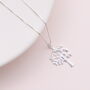 Sterling Silver Family Tree Necklace, thumbnail 3 of 3