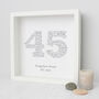 Personalised 45th Wedding Anniversary Gift For Husband, thumbnail 3 of 5