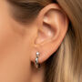 Sterling Silver Small Huggie Hoops Women's Jewellery, thumbnail 1 of 4