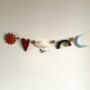 Handmade Weather Themed Garland, thumbnail 1 of 6